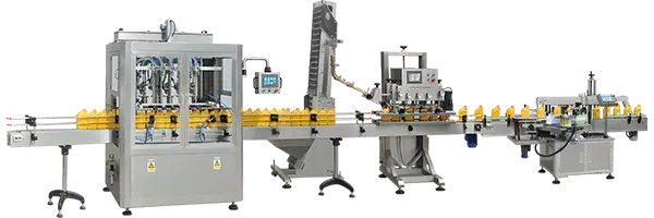 Ligne de remplissage pour huiles industrielles et alimentaires